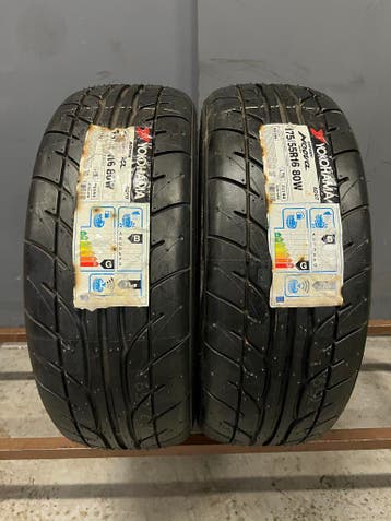 Nieuwe Yokohama zomerbanden, maat 175/55R16 80W, 16 inch, 175 mm, Nieuw, Band(en)