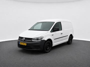 Volkswagen Caddy 2.0 TDI L2H1 BMT Maxi Highline, Stof, Gebruikt, Zwart, Volkswagen