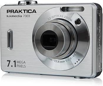 Praktica Luxmedia 7303 Digitale Compact Camera - Zilver (In, Audio, Tv en Foto, Fotocamera's Digitaal, Zo goed als nieuw, Verzenden