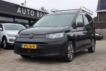 Volkswagen Caddy Cargo 2.0 TDI COMFORT | NAVI | CARPLAY | TR, Stof, Gebruikt, Volkswagen, Zwart