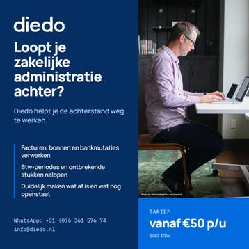 NL/EN | Administratie achterstand Eenmanszaak bijwerken, Komt aan huis, Salarisadministratie