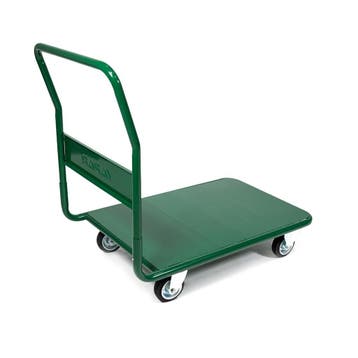 Plateauwagen PP250S 250 kg met duwbeugel, plateau 860x600 mm, Nieuw