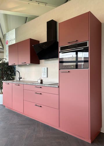 Prachtige roestrode keuken, Ophalen, Nieuw, Enkelwandige keuken, Kunststof