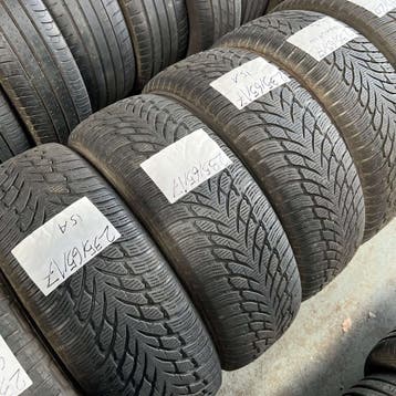 4 x Nokian 235-65-17 Winterbanden 7mm, Gebruikt, 17 inch, 235 mm, Band(en)