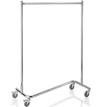 Garderoberek | RVS | Wielen (Geremd) | 1200x530x1700(h)mm, Verzenden, Nieuw in verpakking