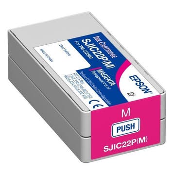 Epson SJIC22P(M) inktcartridge magenta (origineel), Computers en Software, Verzenden, Nieuw, Cartridge, Epson
