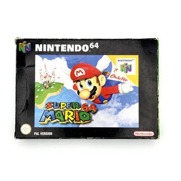 Super Mario 64 - Nintendo 64 N64 - PAL UKV - CIB, Spelcomputers en Games, Ophalen of Verzenden, Zo goed als nieuw