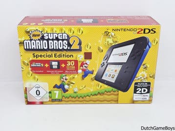 Nintendo 2DS - Console - Black / Blue - New Super Mario Bros, Spelcomputers en Games, Spelcomputers | Nintendo 2DS en 3DS, Verzenden