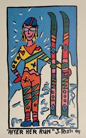 James Rizzi (1950-2011) - After her run, Antiek en Kunst