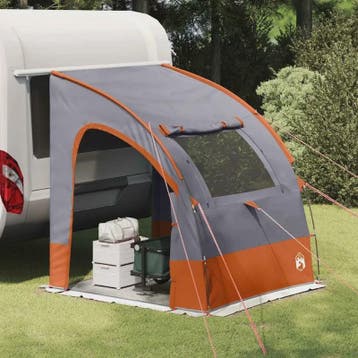 Grijze en Oranje Achterkleptent - 194 x 180 x 210 cm Taffeta, Verzenden, Nieuw