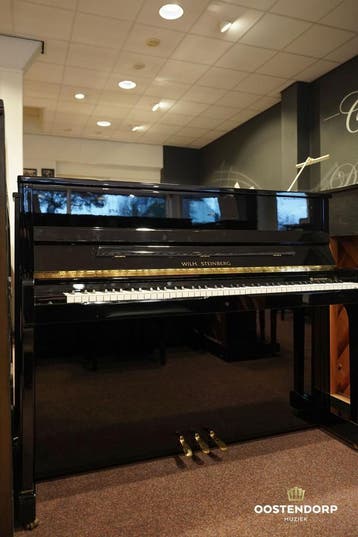 Wilh. Steinberg Capriccio C6 PE messing piano, Zo goed als nieuw, Zwart