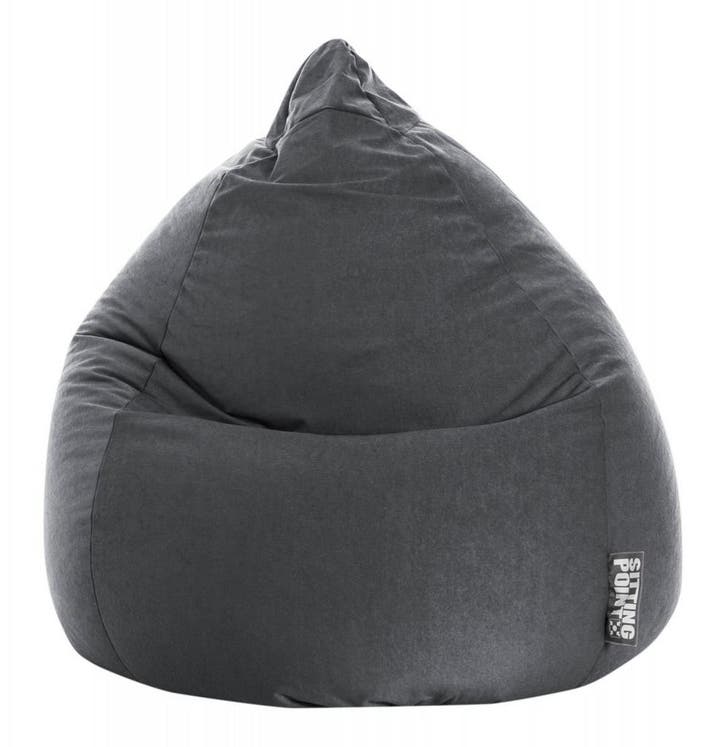 BeanBag Easy XL - Antraciet, Huis en Inrichting, Zitzakken, Verzenden