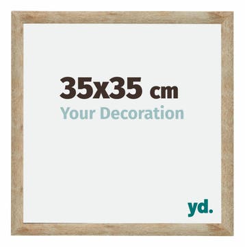 Fotolijst 35x35 cm - Goud - MDF - Catania, Verzenden, Nieuw