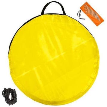 2dekans | Pop up strandtent beach shelter groen-grijs 401682, Ophalen of Verzenden, Zo goed als nieuw