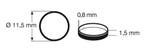 fleischmann 648010 Traction tyre 1 (pcs/stuks/Stück) H0., Hobby en Vrije tijd, Overige merken, Gelijkstroom, Verzenden, Overige typen