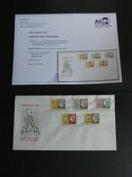 Nederland 1953 - Kinderzegels op blanco FDC met Befund -, Gestempeld