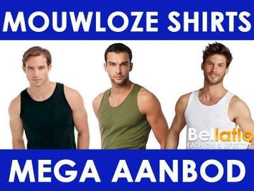 Mouwloze shirts kopen - Online mouwloze shirts bestellen, Verzenden, Nieuw
