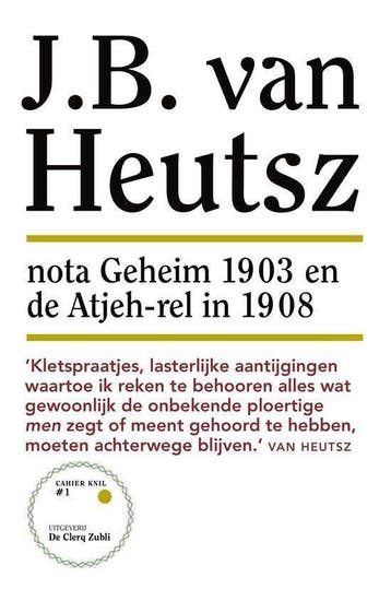 nota Geheim 1903 en de Atjeh-rel in 1908, Boeken, Ophalen of Verzenden, Nieuw