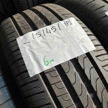 2 x Pirelli Cinturato P7 215-45-18 Zomerbanden 6mm, 18 inch, Ophalen of Verzenden, Band(en), Personenwagen