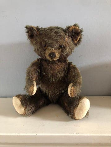 Antieke Knickerbocker  Luckey Bear Winston Teddybeer -