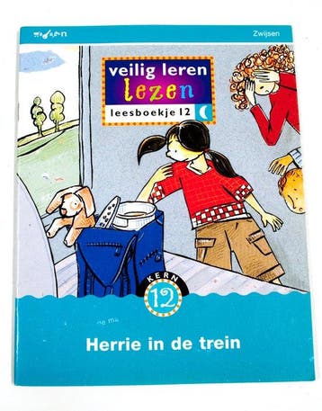 Veilig leren lezen 12 Herrie in de trein Leesboekje,, Verzenden, Gelezen