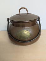 Soeppan - Koper, IJzer, Tin - Kook ketel 7 liter, Antiek en Kunst