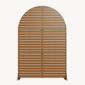 Tuinscherm Nodepp privacyscherm 180x120x40 cm bruin casa.pro, Verzenden, Nieuw
