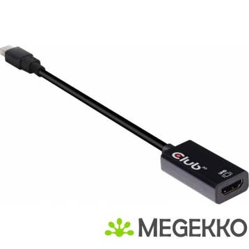 CLUB3D Mini DisplayPort 1.4 to HDMI 2.0a HDR Active Adapter, Verzenden, Nieuw