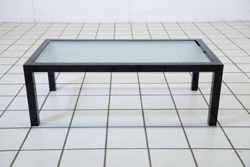 Design Salontafel met draadglas, Huis en Inrichting, Tafels | Salontafels, Ophalen of Verzenden, Nieuw