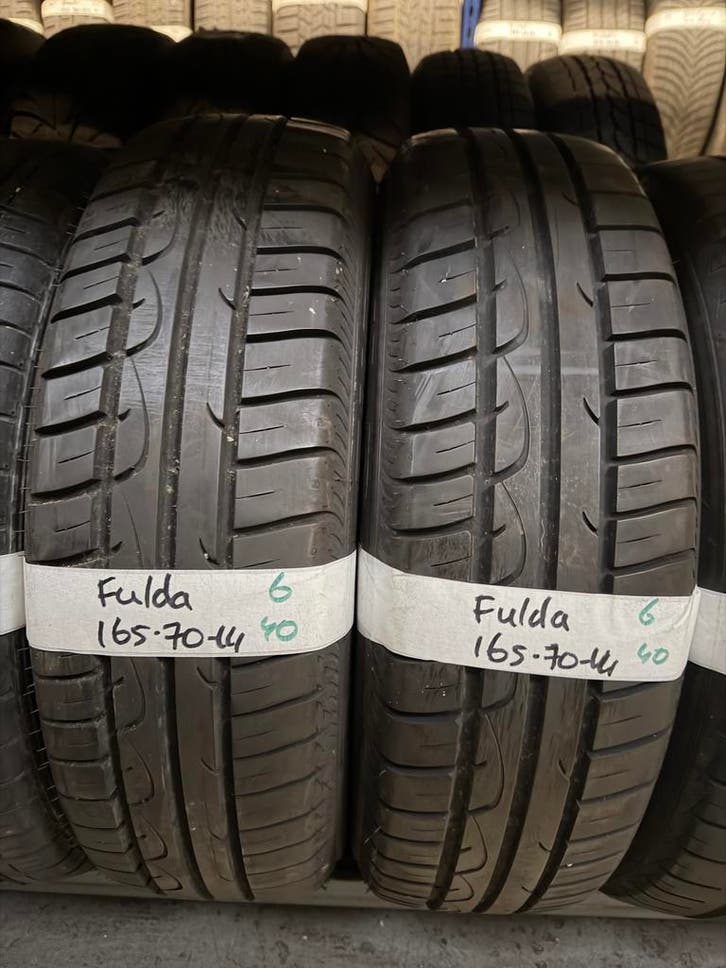 165-70-14 Fulda Zomerbanden 6mm Incl Montage 165 70 14, Auto-onderdelen, Banden en Velgen, 14 inch, Zomerbanden, 165 mm, Personenwagen