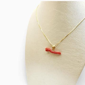 Koraal - Zilver - Ketting met hanger
