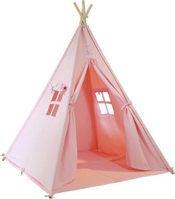 2dekans | Sunny Alba Tipi Tent Pastel Roze - Wigwam, Ophalen of Verzenden, Zo goed als nieuw