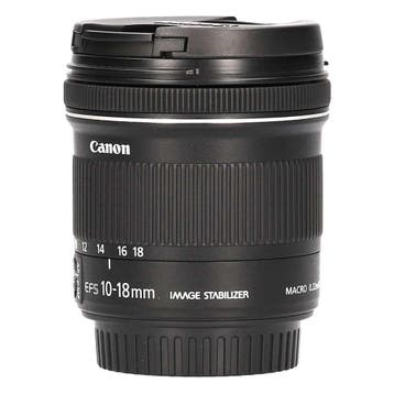 Canon EF-S 10-18mm f/4.5-5.6 IS STM met garantie, Audio, Tv en Foto, Fotografie | Lenzen en Objectieven, Ophalen of Verzenden
