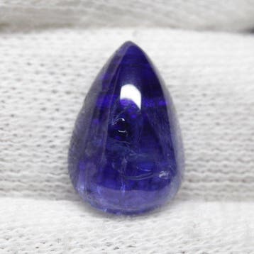Tanzaniet 5 ct Natuurlijke tanzaniet peervorm cabochon -