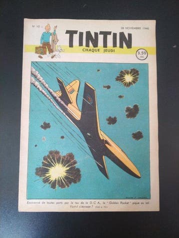 Tintin (magazine) N°10 - Couverture de Jacobs - 1, Boeken, Nieuw
