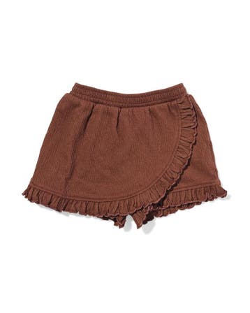 HEMA Babyrokbroek comfy fit jersey bruin, Verzenden, Nieuw