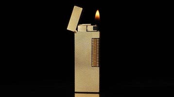 Dunill - Barley Pattern Rollagas Lighter - Zonder, Nieuw