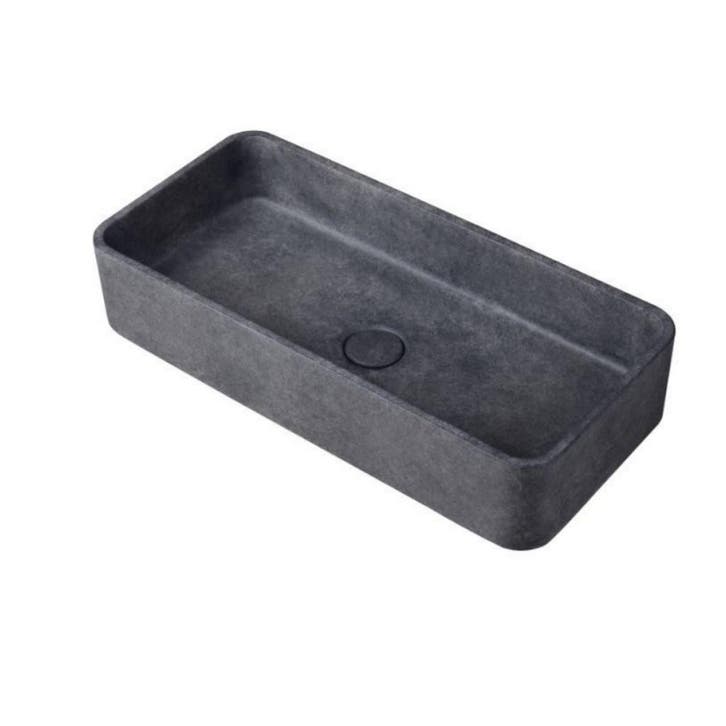 Waskom Ideavit Idea.Max 60x28x12 cm Rechthoek Beton Donker, Doe-het-zelf en Verbouw, Sanitair, Overige typen, Nieuw, Ophalen of Verzenden
