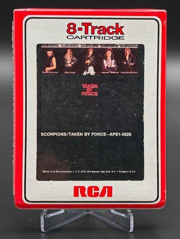Scorpions - Taken By Force - Sealed - 8-track tape - 1978, Cd's en Dvd's, Vinyl Singles, Nieuw in verpakking