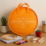 Maaleo Complete borduurset 100 kleuren garen met ringen n..., Hobby en Vrije tijd, Ophalen of Verzenden, Nieuw