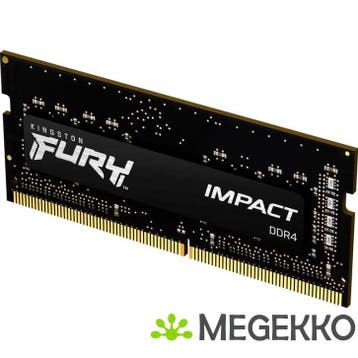 Kingston DDR4 SODIMM Fury Impact 1x16GB 3200, Computers en Software, RAM geheugen, Verzenden, Nieuw