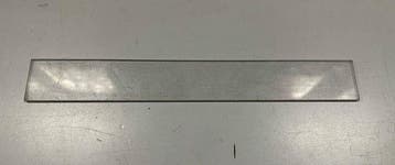 Schapverdeler plexiglas, separatieshot, transparant, 37cm,
