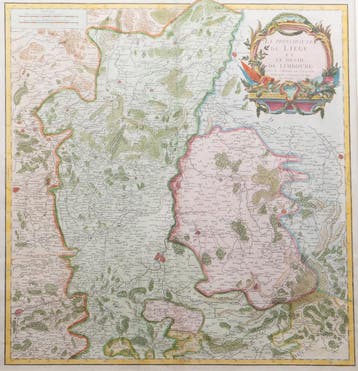 Gilles Robert de Vaugondy (1688–1766), Kopergravure 18e eeuw, Antiek en Kunst
