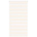 vidaXL Zebra rolgordijn 85x100 cm stofbreedte 80,9 cm, Verzenden, Nieuw, Beige