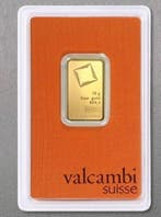 10 gram - Goud - Valcambi, Switzerland, Postzegels en Munten, Edelmetalen en Baren