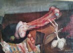 Abraham Weinbaum ( 1890 - 1943 ) - Still Life With Meat And, Antiek en Kunst, Kunst | Schilderijen | Klassiek