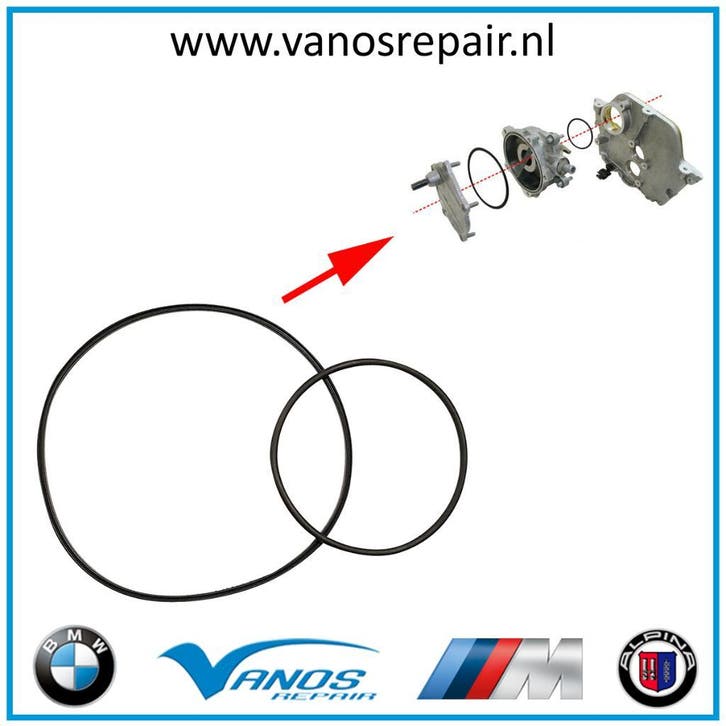 BMW vacuumpomp VITON reparatie en upgrade set N42 N46 motor, Auto-onderdelen, Motor en Toebehoren, Nieuw, BMW, Ophalen of Verzenden