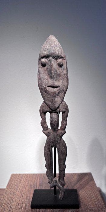Sepik figure, Ramu river - Figuur - brood -