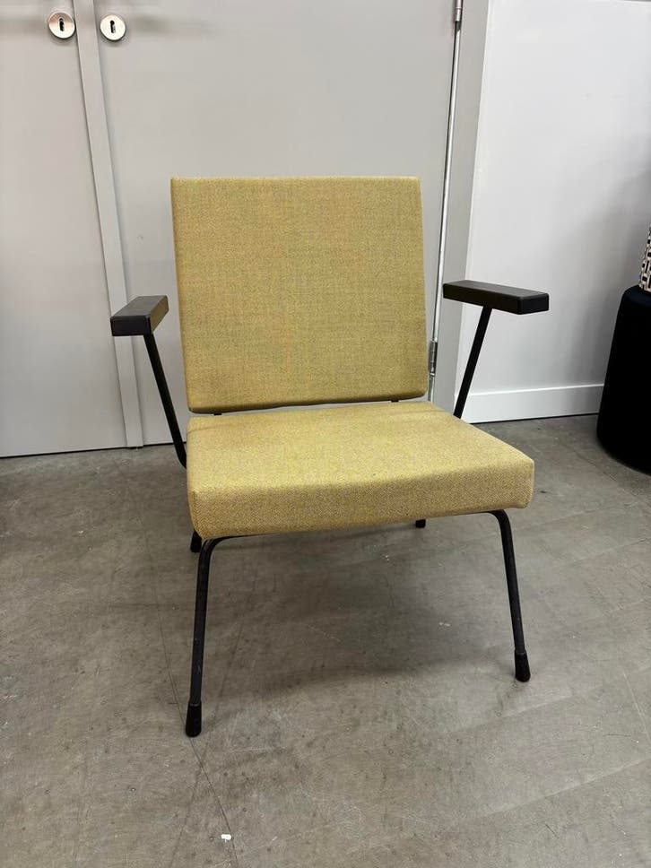 Gispen 1401 | De Ploeg | Nieuwe stoffering + Vulling, Huis en Inrichting, Fauteuils, Minder dan 50 cm, Minder dan 75 cm, Zo goed als nieuw