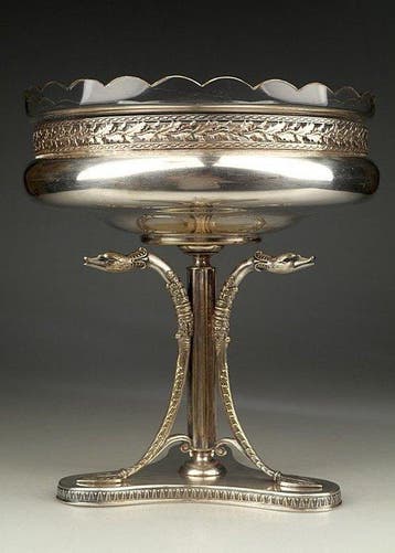Epergne - Verzilverd